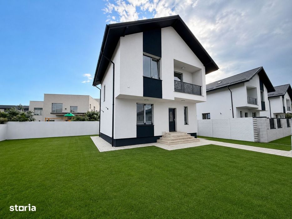 Casa individuala 4 camere, 125 mp utili, teren 300 mp, incalzire in pa