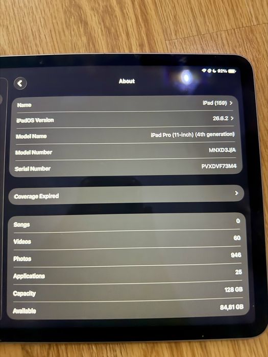 iPad Pro 11” (2022) M2 128GB + Apple Pencil + Husă | Ca nou