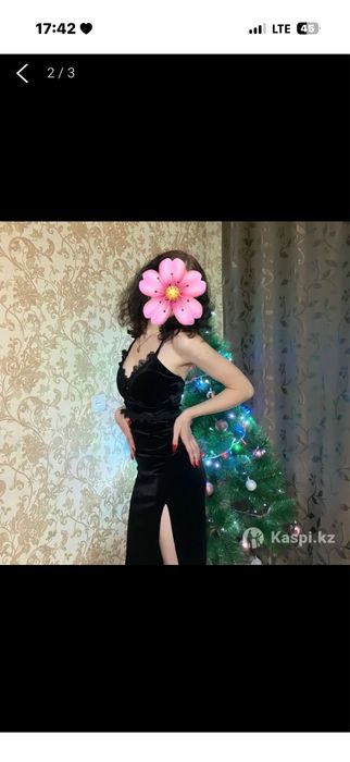 Вечернее платье черное
