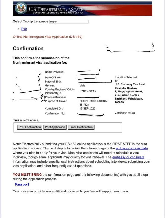 AQSHga tur va sayohat vizasi!