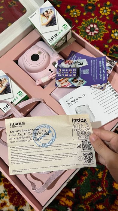 instax mini 12, фотоаппарат