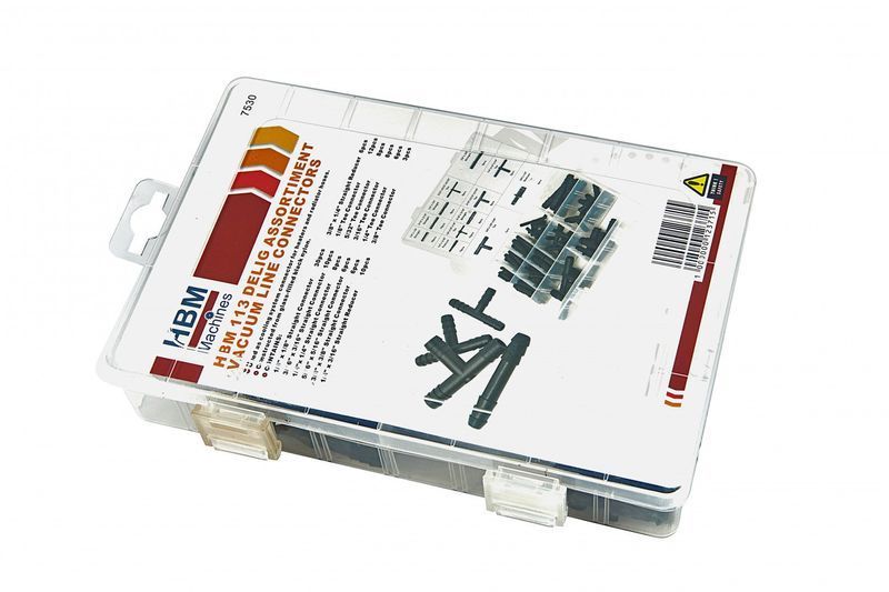 Комплект конектори за вакуум тръбички 113 бр.