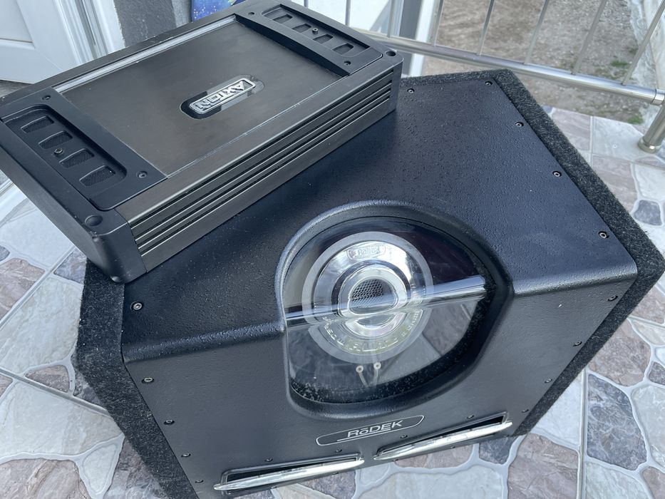 Rodek & Axton бас каса и усилвател