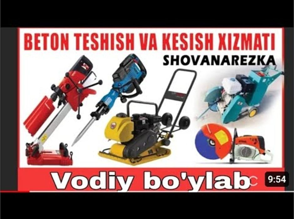 Бетон тешиш_Бетон бузиш_Ешик Фортишка очиш_Бузиш хизиатлари_келишамиз