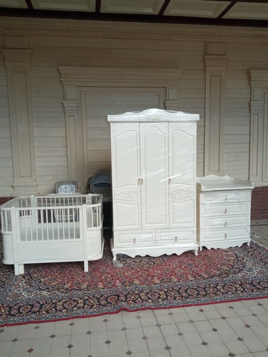 Детский кроват камод шкаф