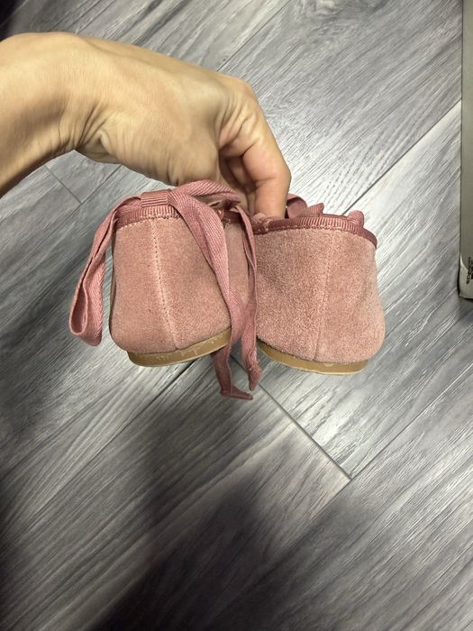 Замшевые балетки Mango для девочек