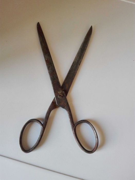 Микроскоп , камион и стара абаджийска ножица .