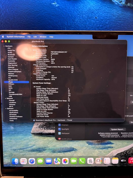 MacBook Pro 14" M1 Pro / 16GB RAM / 512GB SSD / Отлично състояние