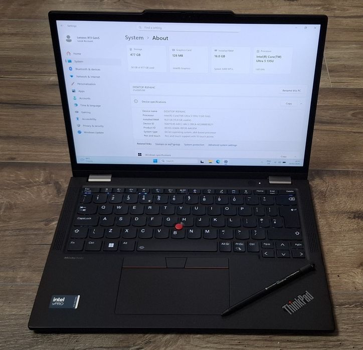 Лаптоп Lenovo ThinkPad X13 GEN5 | I5 Ultra 135U | 16GB | 512GB SSD *НО