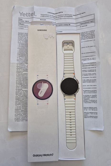 Нов! Samsung Galaxy Watch 7 40mm BT Cream