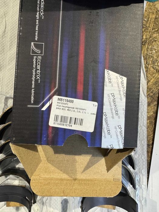 King Racing - основни лагери за BMW M50/M52/M54 двигатели