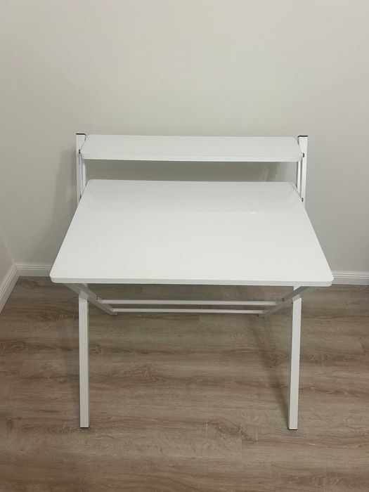 Birou pliabil cu Raft de Depozitare 60 x 74 cm