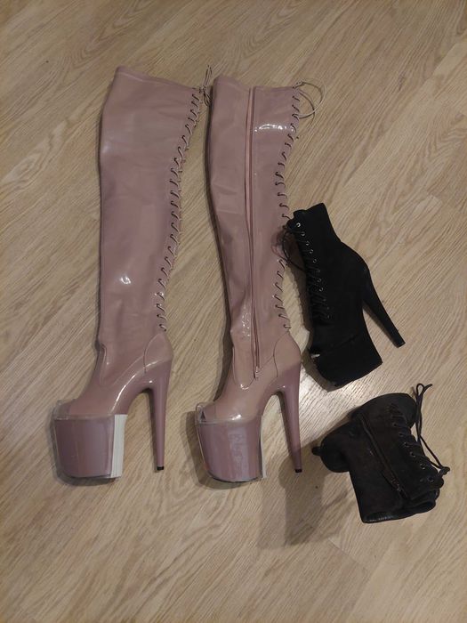 Стрипы для пол денс, Ботфорты