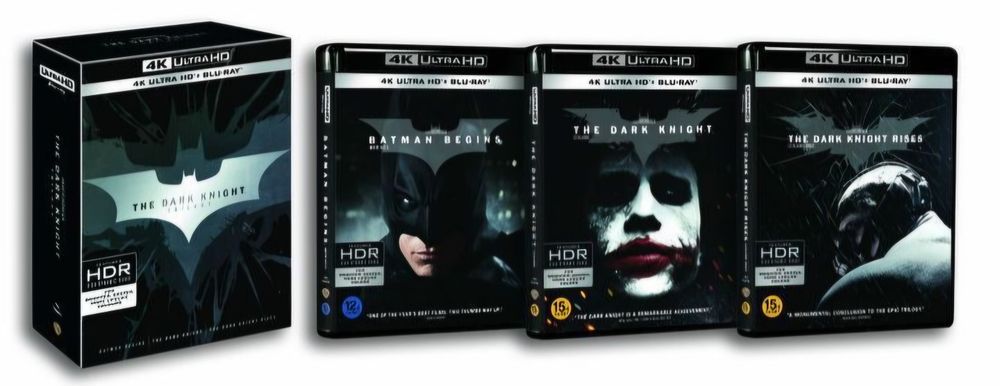 Set box Blu-ray 4k . colecția Dark knight