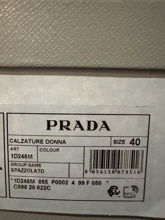 PRADA Logo-Plaque Slingback Pumps