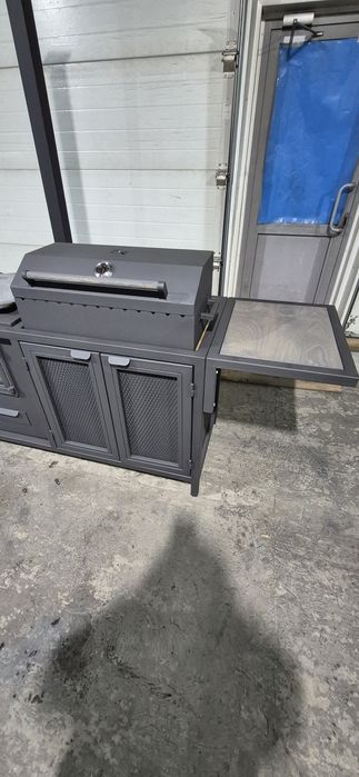 Мангал с печью комплекс