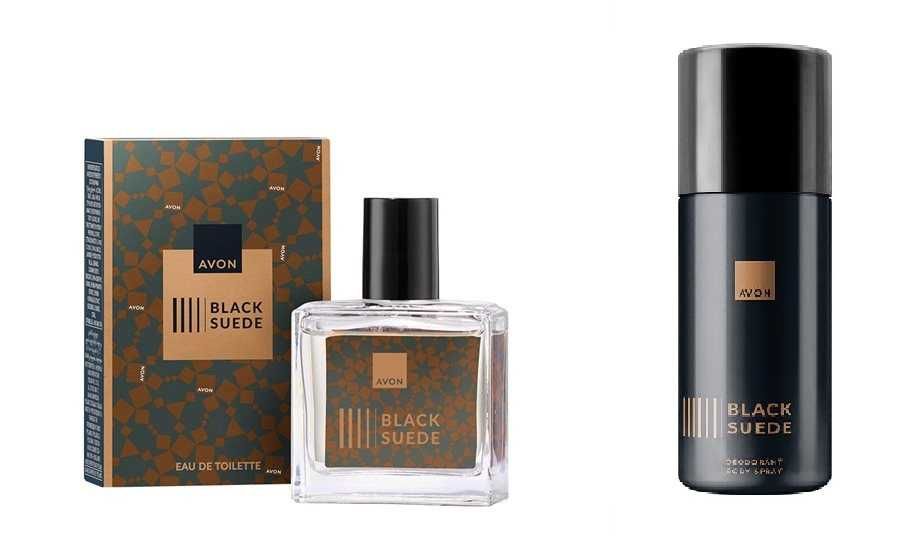 Set 2 prod. Apa toaleta Black Suede 30 ml si Deo spray 150 ml-El Avon