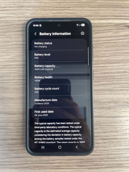Samsung Galaxy S25 256GB отключен