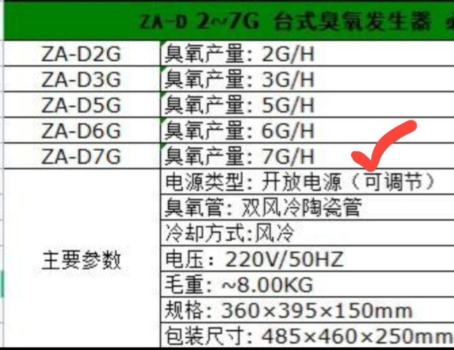 Озонатор медицинский 7G