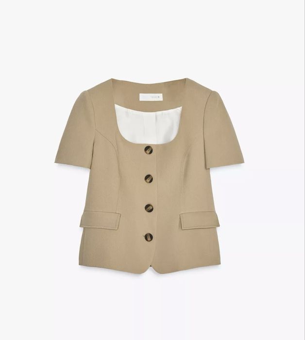 Блейзер с коротким рукавом ZARA