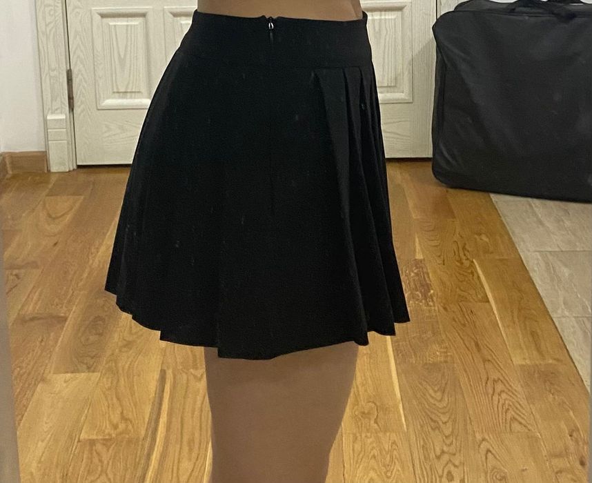 Мини юбка черная