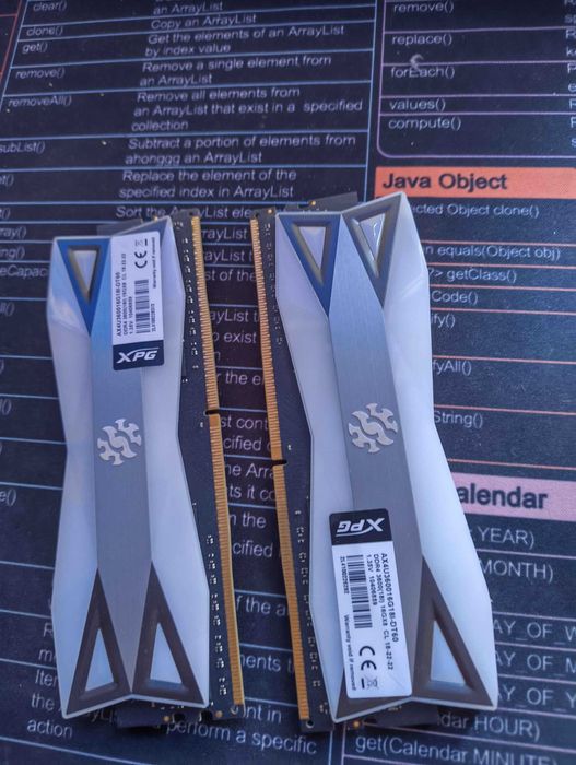 2x16GB Ram плочки XPG 3600Mhz