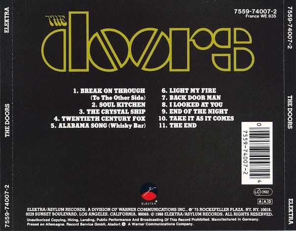 CD The Doors - The Doors (1967)