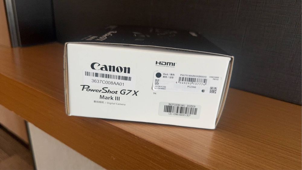 Canon G7x mark III YANGI