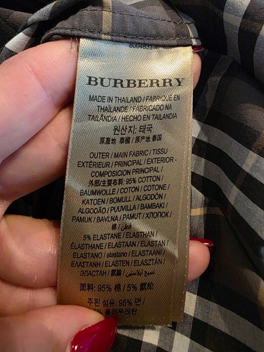 риза BURBERRY,нова без етикет,100% памук