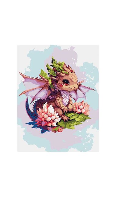 Картина по номерам "Дракон"