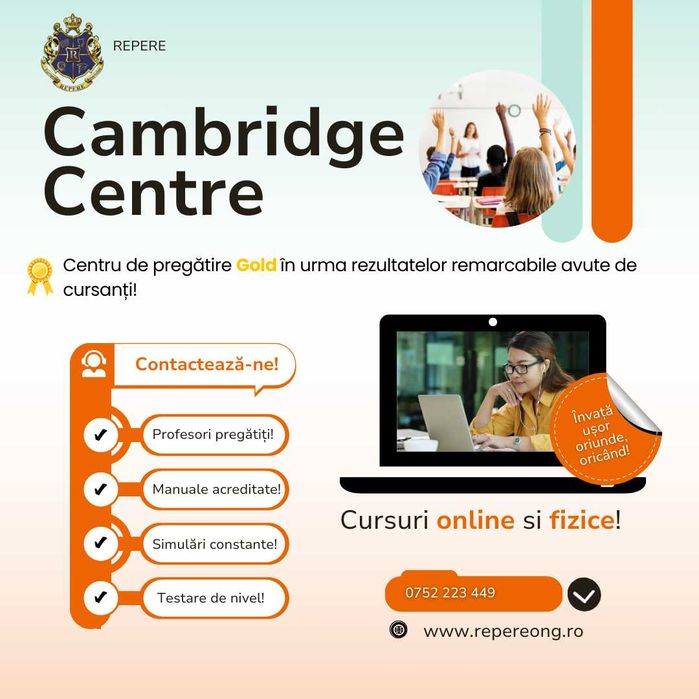 Cursuri de limba engleza-Cambridge