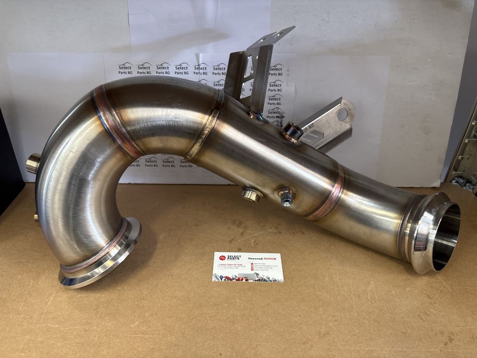 Downpipe RM Motors Даунпайп мерецедес mercedes CLA A45 S AMG 812105