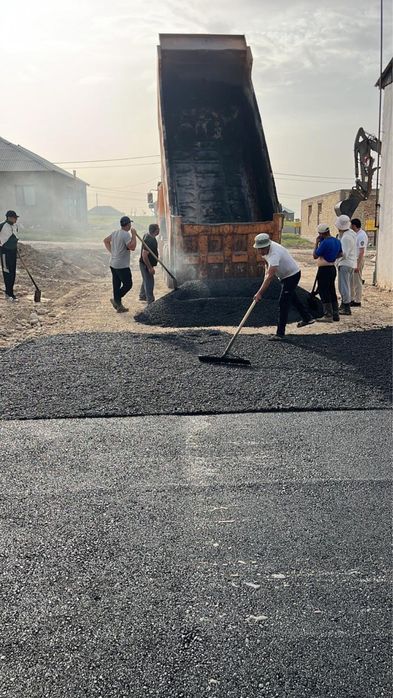 Асфальт. Укладка асфальта!