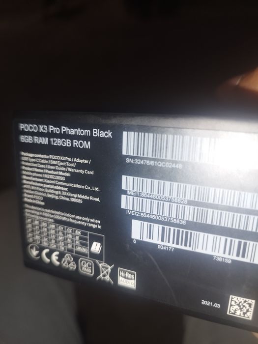 Xiaomi poco x3pro sotiladi