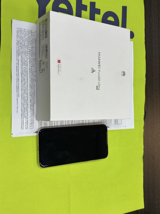 КАТО НОВ 512GB Huawei Pura 80 ULTRA Yettel Гаранция 2029 Gold