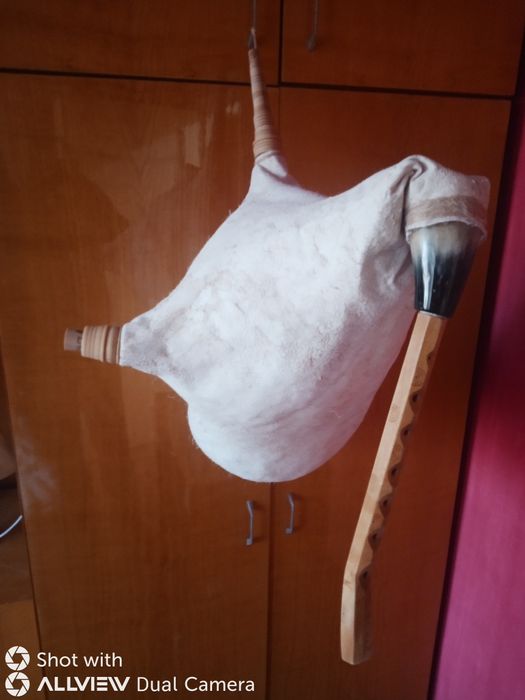 Мях за  гайда с рог, главини и духало от чемшир