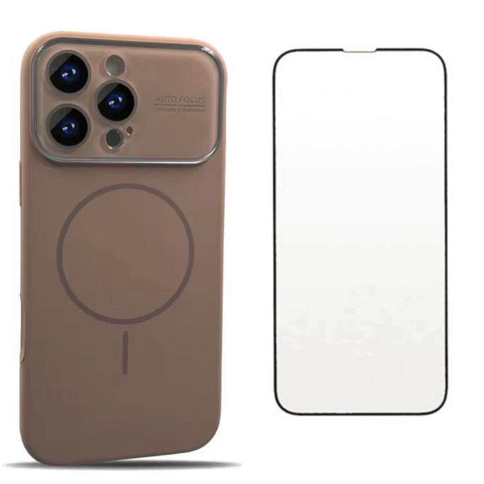 Iphone 17 17 PRO 17 PRO MAX - Husa Magsafe Autofocus + Folie Sticla