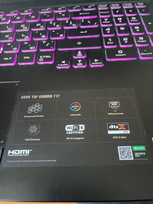 Asus tuf gaming f17