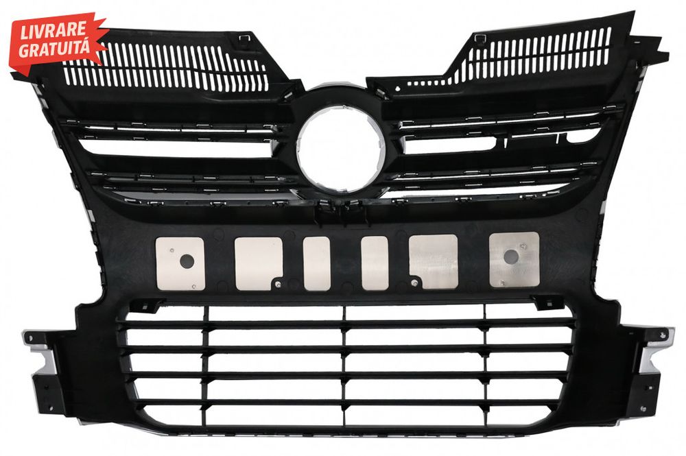 Grila Centrala VW Golf 5 V (2003-2007) R32 Design Brushed Aluminium