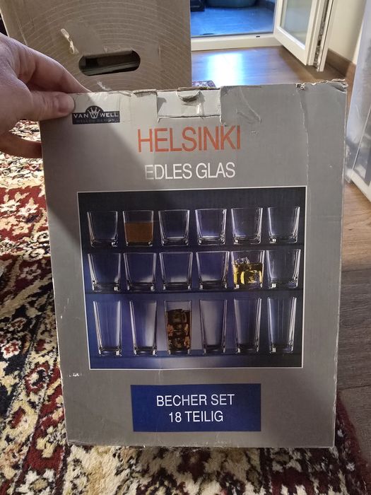 Сет 18 чаши - Helsinki Edles Glas