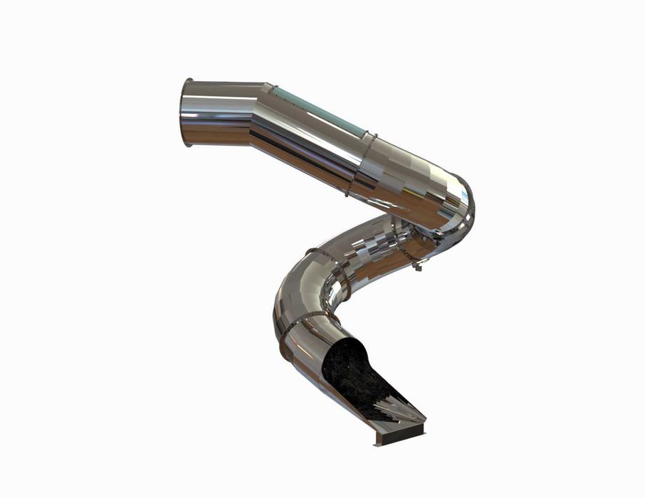 Улей за пързалки АС0007 219.6 x 48.4 см., Н 1.20 м. , неръждаеми улеи