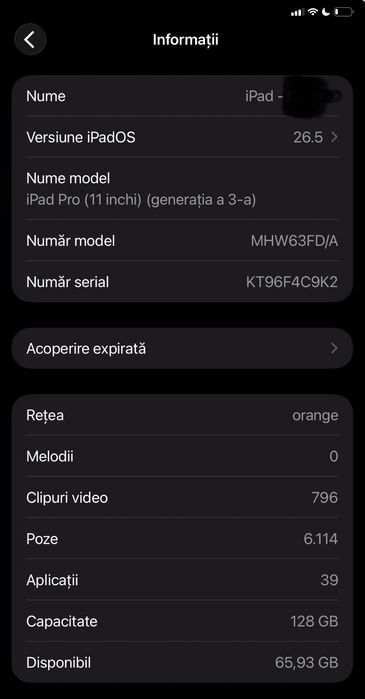 iPad Pro M1 WiFi + Cellular Full Box + Apple Pencil + husa + folie CA NOU