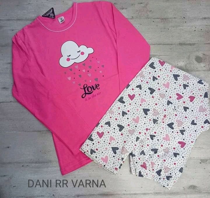 Дамски пижами М-ХЛ лека вата