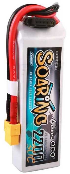Acumulatori, RC, Gens ace G-Tech Soaring 2200mAh 11.1V 30C 3S1P Lipo ,Radiocomanda