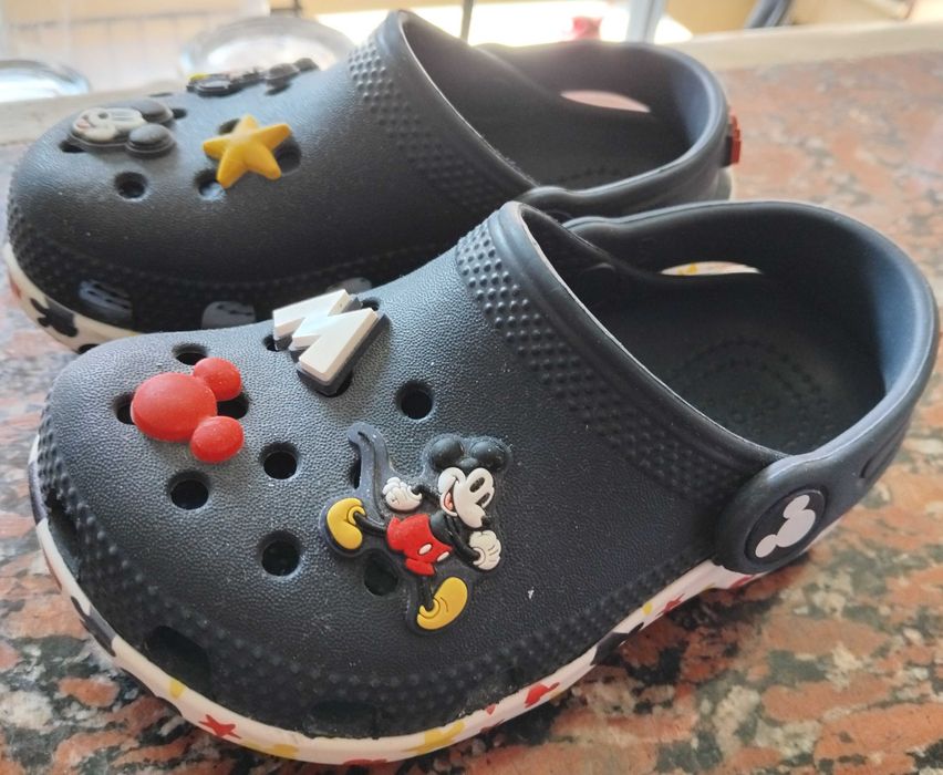Крокс Mickey с отворена пета, Червен/Бял/Тъмносин