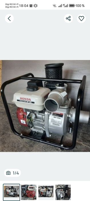 Motopompa Honda Wt 40X