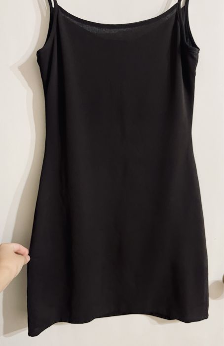 Коричневое мини платье