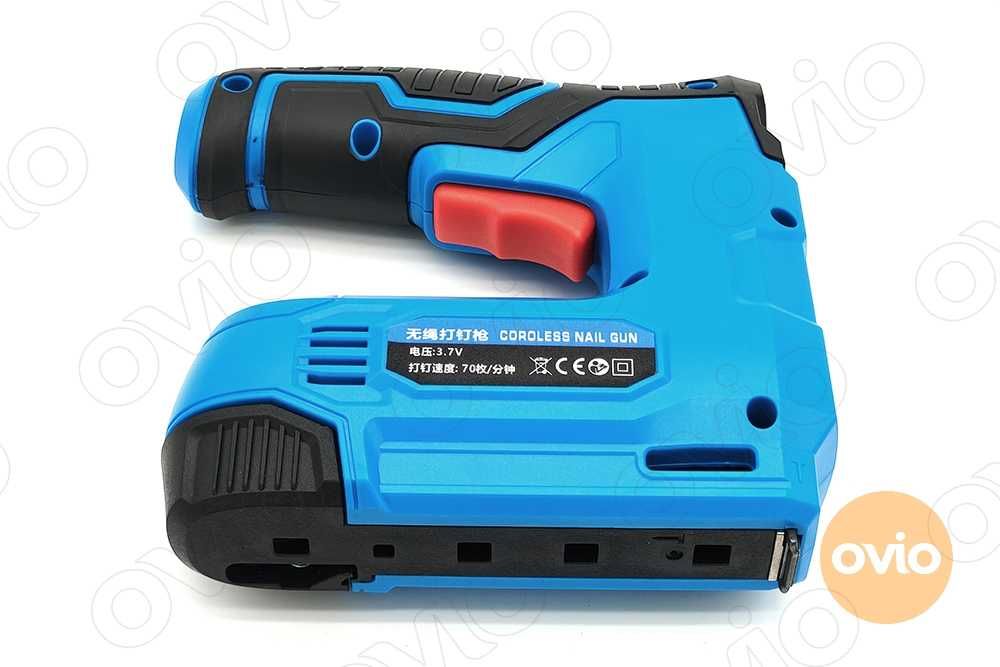 Степлер аккумуляторный мебельный MOYI HNG40V Pro 2 в 1