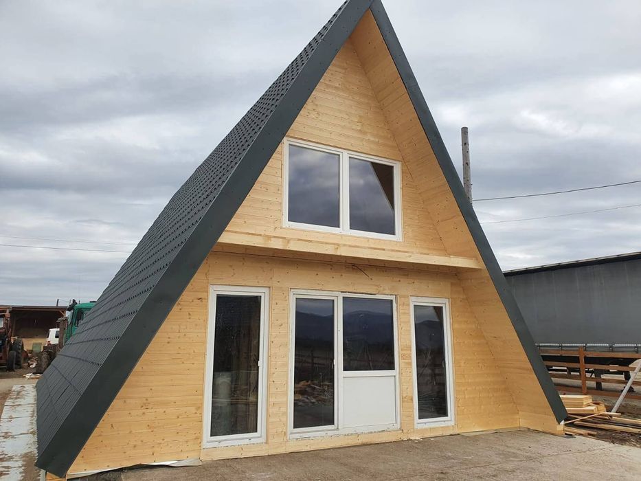 Vand cabana cu dormitor și baie