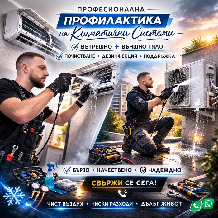 Профилактика и монтаж на климатици